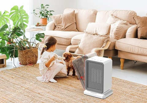 Ekonomiczny Grzejnik 1500W PTC Ceramiczny Wentylator Grzewczy z Timerem Ekonomiczny Grzejnik 1500W PTC Ceramiczny Wentylator Grzewczy z Timerem