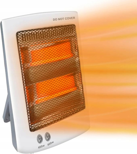 Grzejnik stojący na podczerwień Farelka 800W Halogenowy grzejnik Grzejnik stojący na podczerwień Farelka 800W Halogenowy grzejnik
