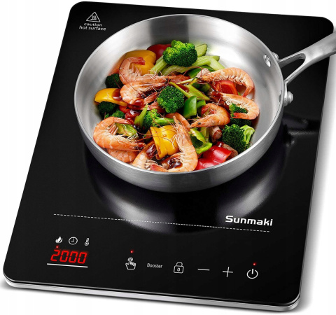 Jednopalnikowa Płyta Indukcyjna Sunmaki FS-IC325 Przenośna i Dotykowa Jednopalnikowa Płyta Indukcyjna Sunmaki FS-IC325 Przenośna i Dotykowa