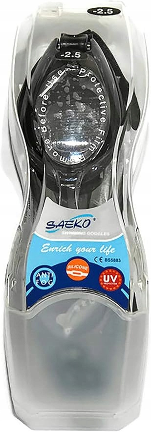 Okulary Pływackie +3 Dioptre z Zabarwieniem Chroniącym Przed Promieniami UV Okulary Pływackie +3 Dioptre z Zabarwieniem Chroniącym Przed Promieniami UV