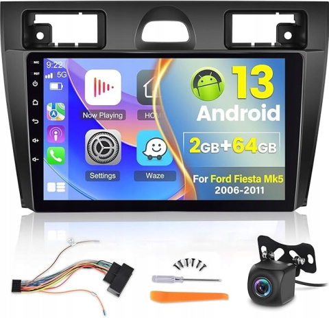 Radio samochodowe Android Car Ekran dotykowy 9'' Ford Fiesta 2006-2011 Radio samochodowe Android Car Ekran dotykowy 9'' Ford Fiesta 2006-2011