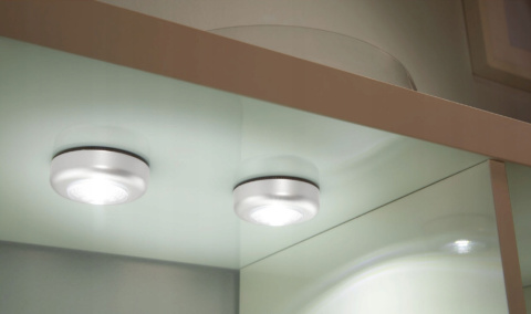 Świetlówka meblowa lampki LED 1 W x 3 sztuki