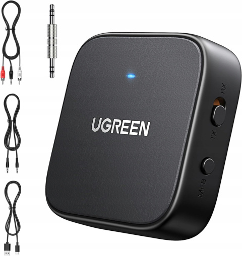 Adapter audio Ugreen 35223 Bluetooth 5.2 czarny