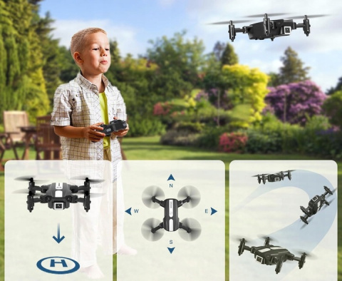 Dron Wipkviey T25 1080P HD FPV WiFi 2 baterie Mini dron RC Dron Wipkviey T25 1080P HD FPV WiFi 2 baterie Mini dron RC