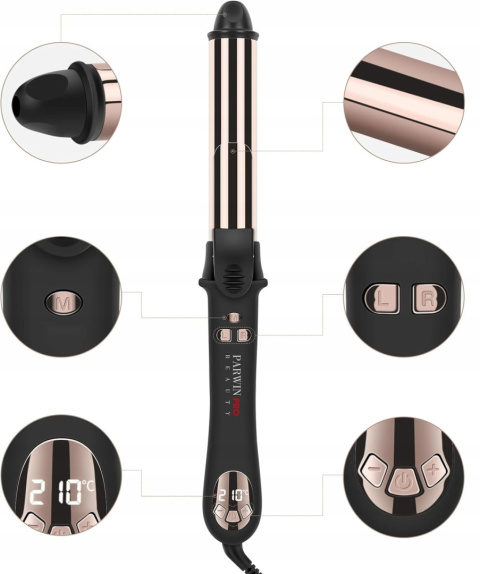 Lokówka PARWIN PRO BEAUTY 32mm Obrotowa z powłoką Nano Titanium LCD Lokówka PARWIN PRO BEAUTY 32mm Obrotowa z powłoką Nano Titanium LCD