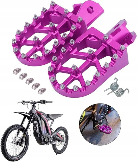 Podnóżki motocyklowe CNC do Sur Ron Light Bee S/X, Segway X260 X160 CRF150F Podnóżki motocyklowe CNC do Sur Ron Light Bee S/X, Segway X260 X160 CRF150F