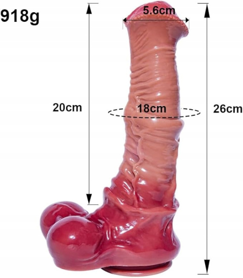 Realistyczne Dildo z Przyssawką 26cm Silikonowe