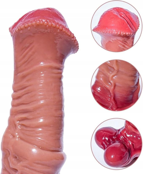 Realistyczne Dildo z Przyssawką 26cm Silikonowe