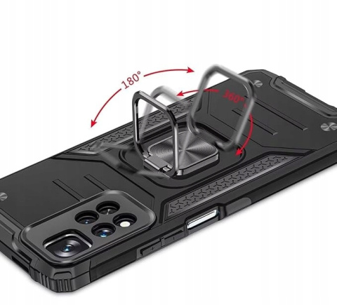 Silikonowe Etui do Xiaomi Redmi Note 11 Pro Case + 2x Szkło Hartowane