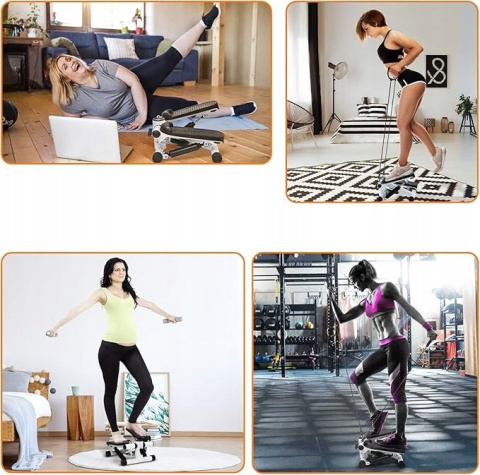 Stepper prosty z taśmą oporową i licznikiem kalorii Pejevir Mini Stepper Stepper prosty z taśmą oporową i licznikiem kalorii Pejevir Mini Stepper
