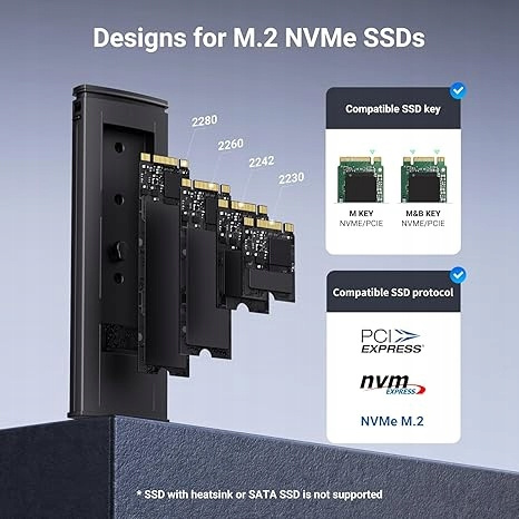 UGREEN M.2 NVMe Obudowa na Dysk10 Gbps SSD
