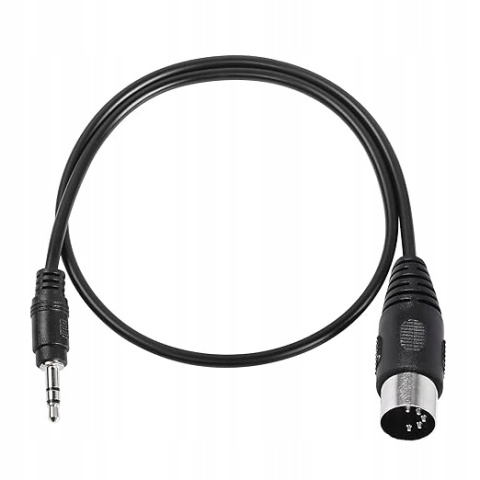5-pinowy kabel MIDI DIN 1,6 Ft 3,5 mm