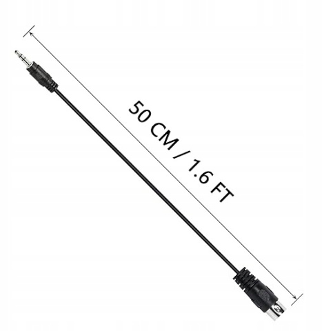 5-pinowy kabel MIDI DIN 1,6 Ft 3,5 mm