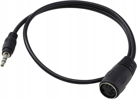 Kabel jack 3,5 mm - DIN 5-pin CERRXIAN 0,5 m Kabel jack 3,5 mm - DIN 5-pin CERRXIAN 0,5 m