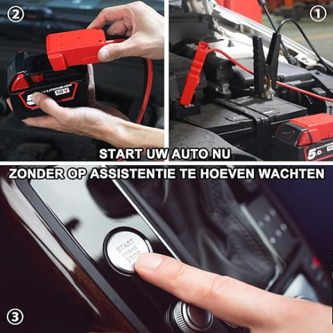 Kable rozruchowe do elektronarzędzi MAKITA BL18 18V 2M SOLIDNE ZACISKI Kable rozruchowe do elektronarzędzi MAKITA BL18 18V 2M SOLIDNE ZACISKI