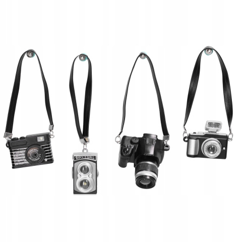MINI CAMERA MODEL DEKORACJA DLA LALEK 4 SZT