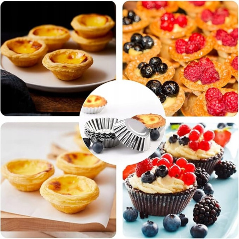 30 sztuk mini foremek do tart muffinek, mini ciastek 30 sztuk mini foremek do tart muffinek, mini ciastek