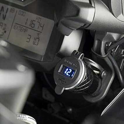 Dla BMW-podwójna ładowarka USB-Hella-DIN-wtyczka-adapter gniazda motocyklow