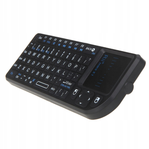 KLAWIATURA BEZPRZEWODOWA TOUCHPAD Rii mini X1 2.4G