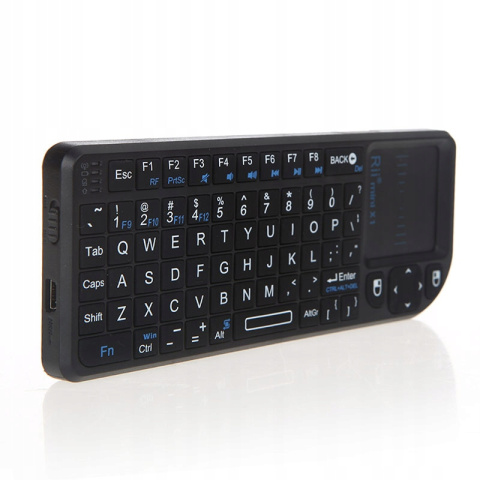 KLAWIATURA BEZPRZEWODOWA TOUCHPAD Rii mini X1 2.4G