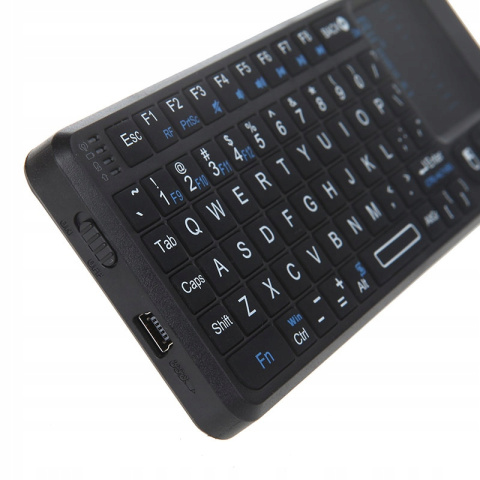 KLAWIATURA BEZPRZEWODOWA TOUCHPAD Rii mini X1 2.4G