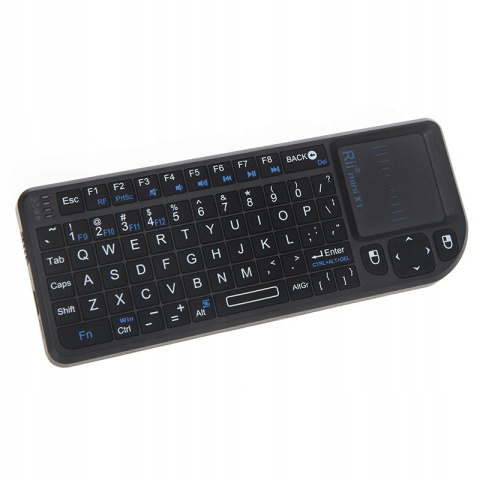 KLAWIATURA BEZPRZEWODOWA TOUCHPAD Rii mini X1 2.4G