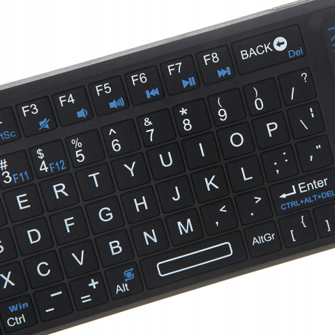 KLAWIATURA BEZPRZEWODOWA TOUCHPAD Rii mini X1 2.4G