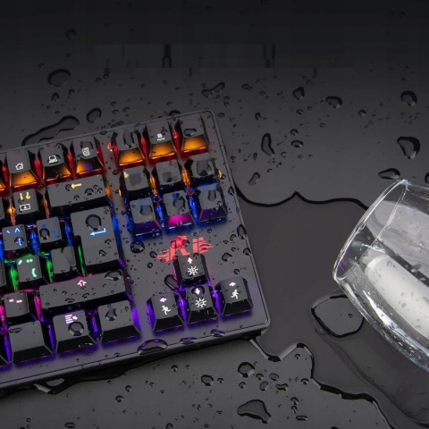 KLAWIATURA MECHANICZNA RII RK908 QWERTZ USB RGB Z PODŚWIETLENIEM