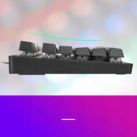 KLAWIATURA MECHANICZNA RII RK908 QWERTZ USB RGB Z PODŚWIETLENIEM