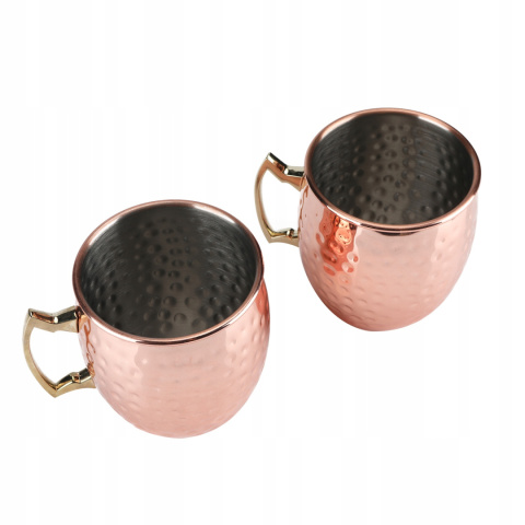 MOSCOW MULE KUBEK MOSCOW MULE ZESTAW 4 SZT., MIEDZIANY KUBEK NA KOKTAJL MOSCOW MULE KUBEK MOSCOW MULE ZESTAW 4 SZT., MIEDZIANY KUBEK NA KOKTAJL