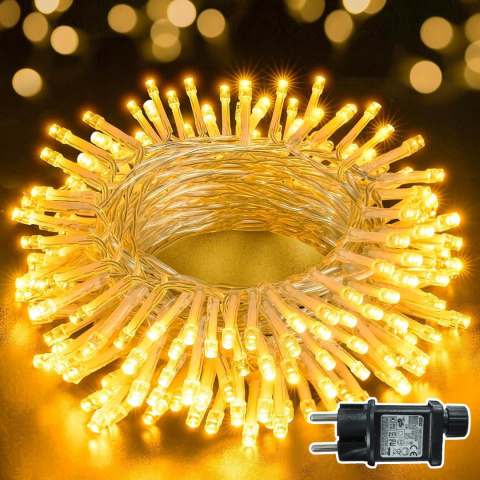 OLLNY Łańcuch Świetlny Lampki Świąteczne Wodoodporne 8 Trybów 10M 100 LED OLLNY Łańcuch Świetlny Lampki Świąteczne Wodoodporne 8 Trybów 10M 100 LED