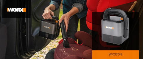 Odkurzacz ręczny Worx WX030.9 czarny Odkurzacz ręczny Worx WX030.9 czarny