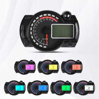 UNIWERSALNY CYFROWY LICZNIK MOTOCYKLOWY QUAD LCD LED PRĘDKOŚCIOMIERZ SKUTER