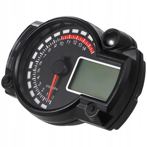 UNIWERSALNY CYFROWY LICZNIK MOTOCYKLOWY QUAD LCD LED PRĘDKOŚCIOMIERZ SKUTER UNIWERSALNY CYFROWY LICZNIK MOTOCYKLOWY QUAD LCD LED PRĘDKOŚCIOMIERZ SKUTER