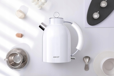 Czajnik elektryczny Ascot DGM 2200 W 1,5 l biały Czajnik elektryczny Ascot DGM 2200 W 1,5 l biały