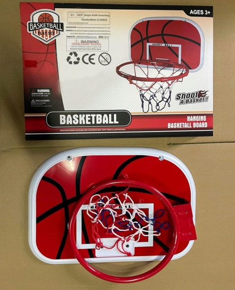 Kosz do koszykówki Obręcz 3 piłki Pompka Zestaw Mini Basketball dla dzieci