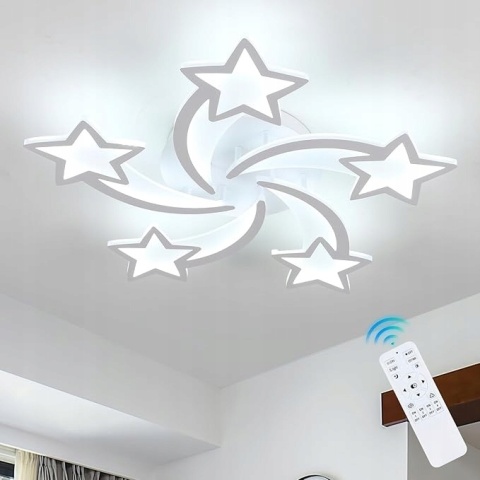 Lampa Sufitowa LED 50W Ściemnialna z Pilotem Żyrandol LED 3000K-6500K Lampa Sufitowa LED 50W Ściemnialna z Pilotem Żyrandol LED 3000K-6500K