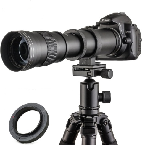 Teleobiektyw Ręczny MF 420-800 mm do Canon EOS T5 T6 T7 60D 70D 80D 7D Teleobiektyw Ręczny MF 420-800 mm do Canon EOS T5 T6 T7 60D 70D 80D 7D