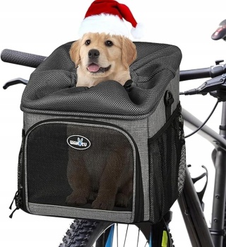 Torba Rowerowa Transporter dla Zwierząt 30x35 cm Składana Zdejmowana