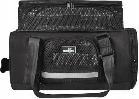 Transporter dla Psów i Kotów Rozszerzalna Torba Składana 45 x 28 x 21cm