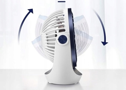 Wentylator Biurkowy USB OCOOPA 3 Prędkości Cichy Wiatrak Obrotowy 360° Wentylator Biurkowy USB OCOOPA 3 Prędkości Cichy Wiatrak Obrotowy 360°