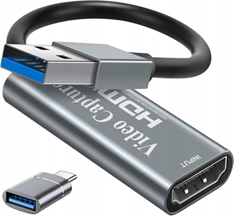 Karta przechwytywania wideo Papeaso 4K HDMI na USB - idealna do streamingu