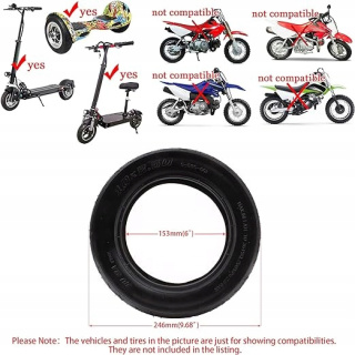 Opony 10 x 2,50 kompatybilne z skuterem elektrycznym 10"