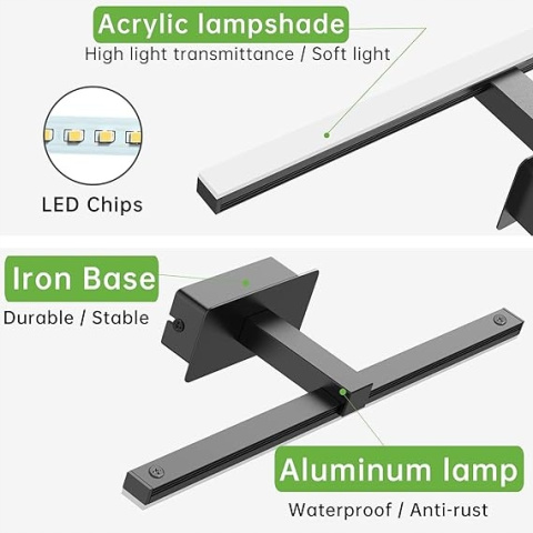 Kimjo 9 W, lampa na lustro łazienkowe